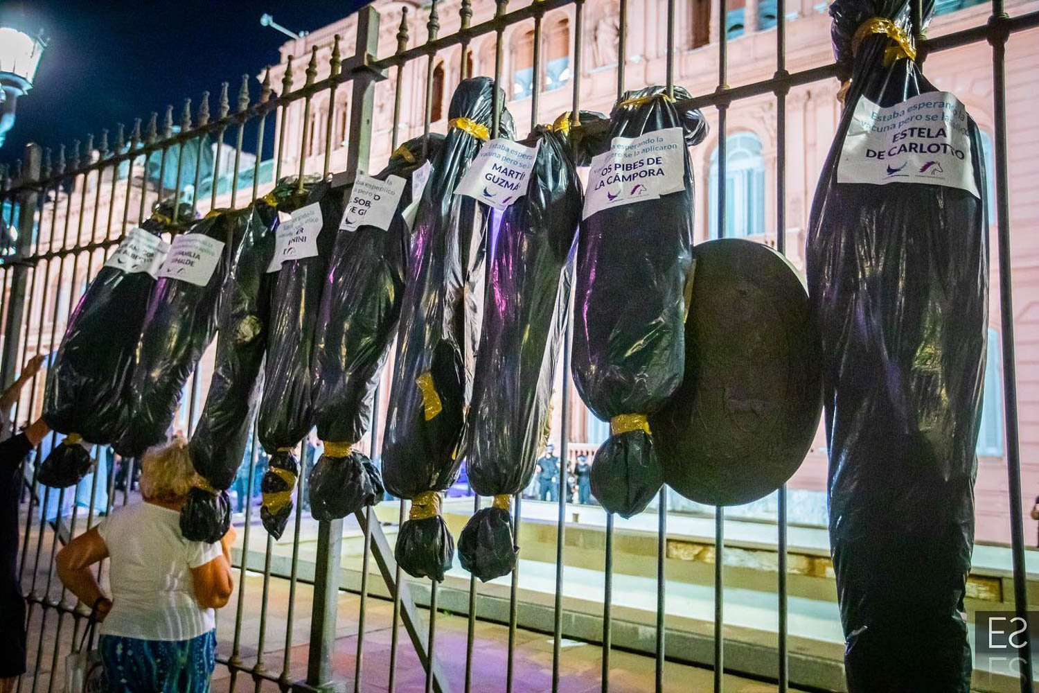 Fotografía de Estanislao Santos: Movilización popular en Argentina